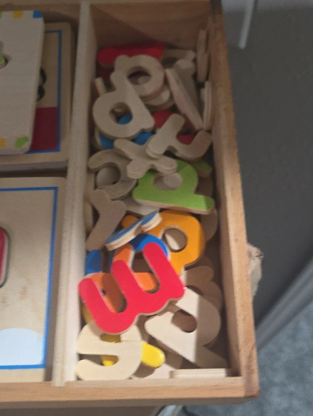Melissa And Doug Wooden Alphabet & Picture Puzzle Set - Multi Color, 2 Sets.